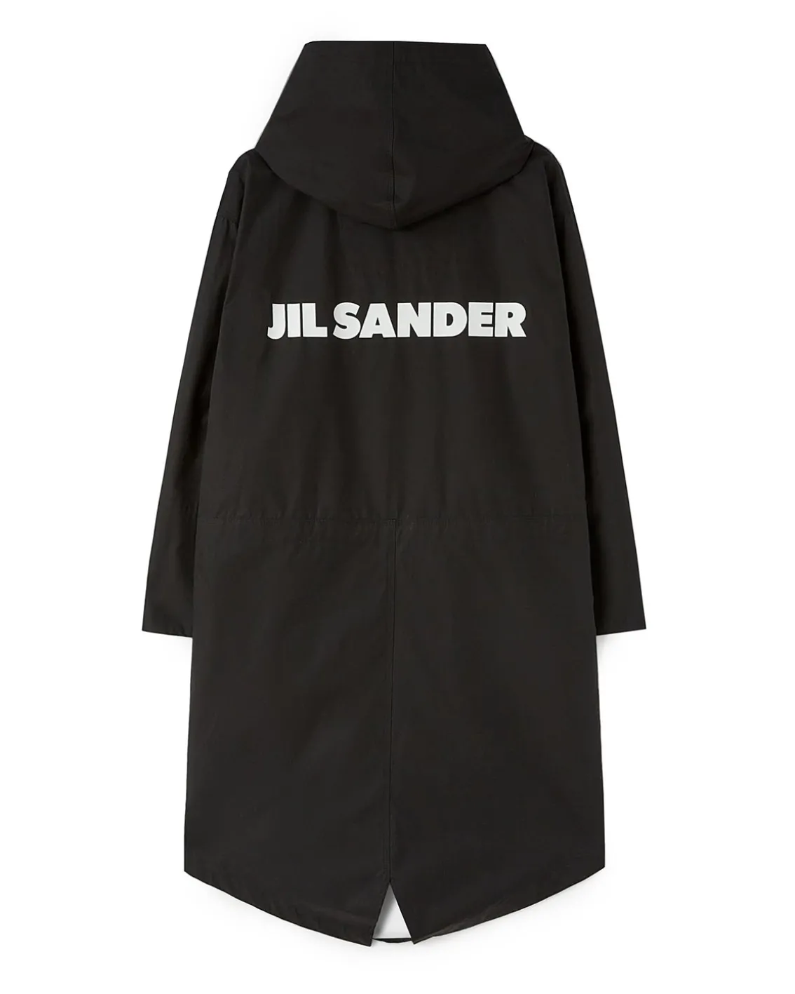 Jil Sander Logo Parka Black