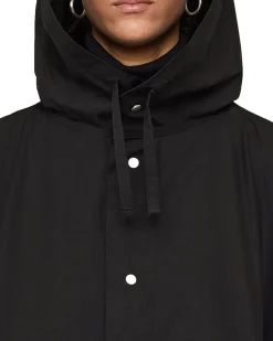 Jil Sander Logo Parka Black