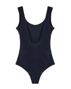 Jil Sander+ Logo Swimsuit Black