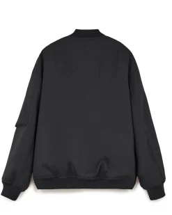 Jil Sander Padded Bomber Jacket Black