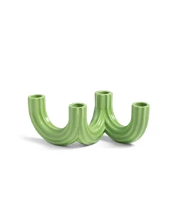 &Klevering Churros Quad Candle Holder Green