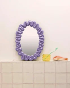 &Klevering Dribble Mirror Lilac