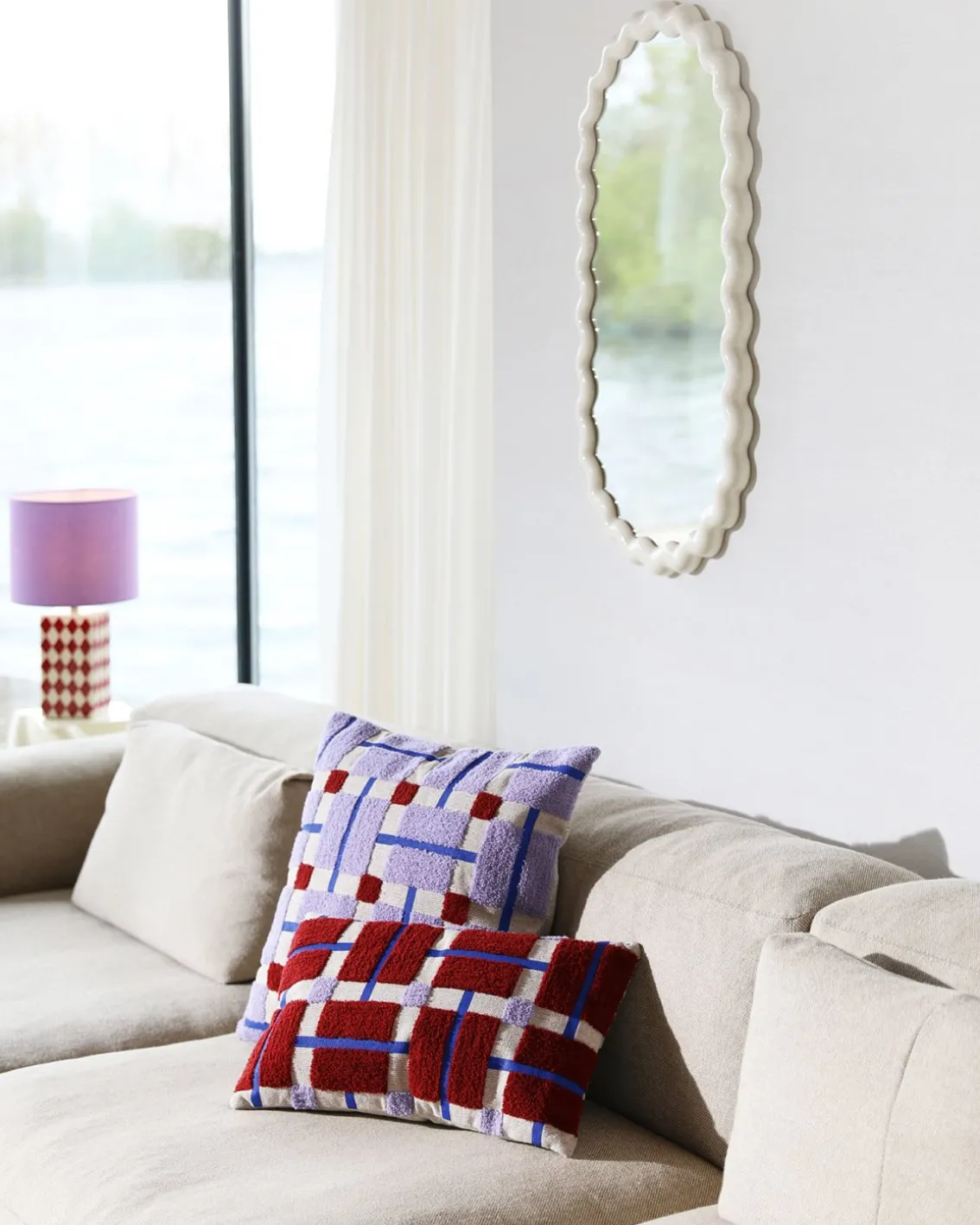 &Klevering Plano Cushion 50X50 Multicolor
