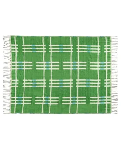 &Klevering Plano Throw Blue