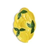 &Klevering Plate Lemon Multicolor