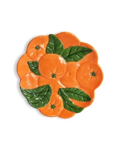 &Klevering Plate Orange Multicolor