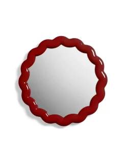 &Klevering Zigzag Mirror Burgundy