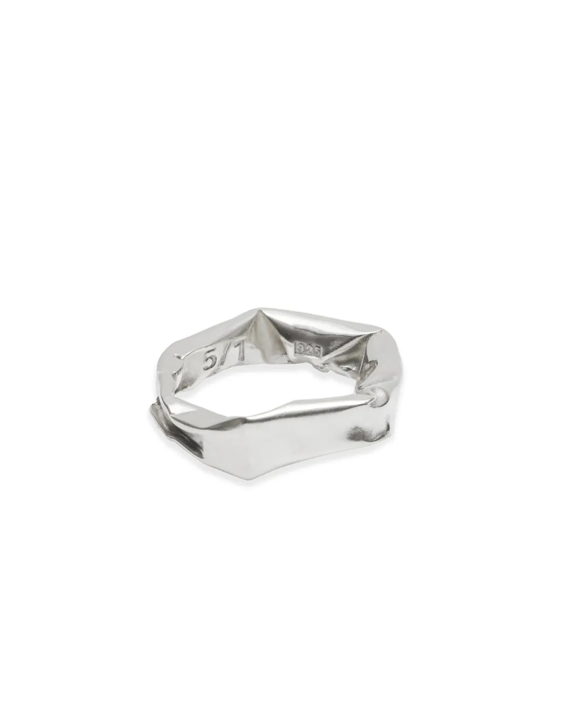 Kultur 5 Buckled Ring Silver