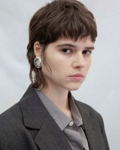 Kultur 5 Capsule Earring Silver