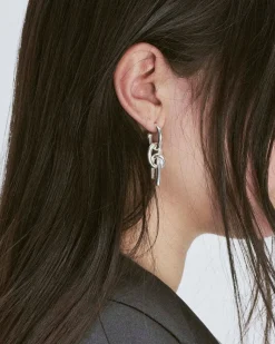 Kultur 5 Rope Earrings Silver