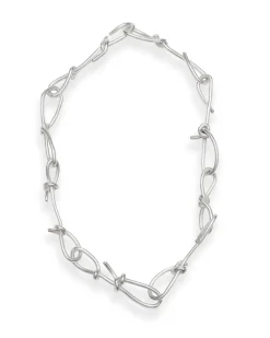 Kultur 5 Rope Necklace Silver