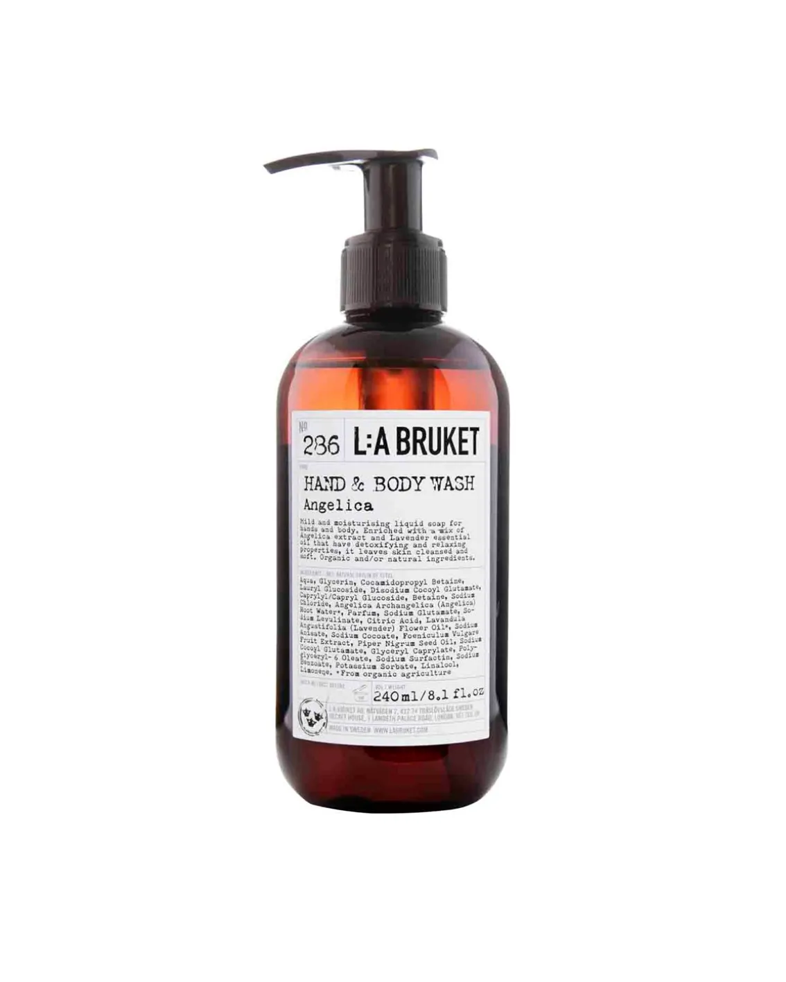 L:a Bruket 286 Hand & Body Wash Angelica
