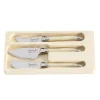 Laguiole Cheese Knifes Set Of 3 Pearl