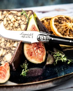 Laguiole Cheese Knifes Set Of 3 Black