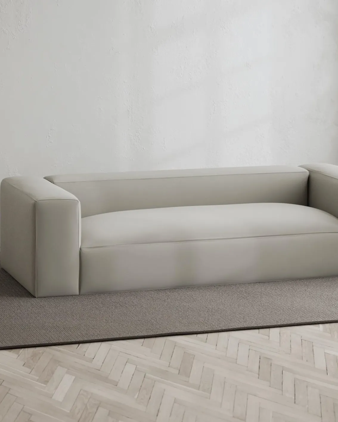 Layered Bulky Sofa Linen Look