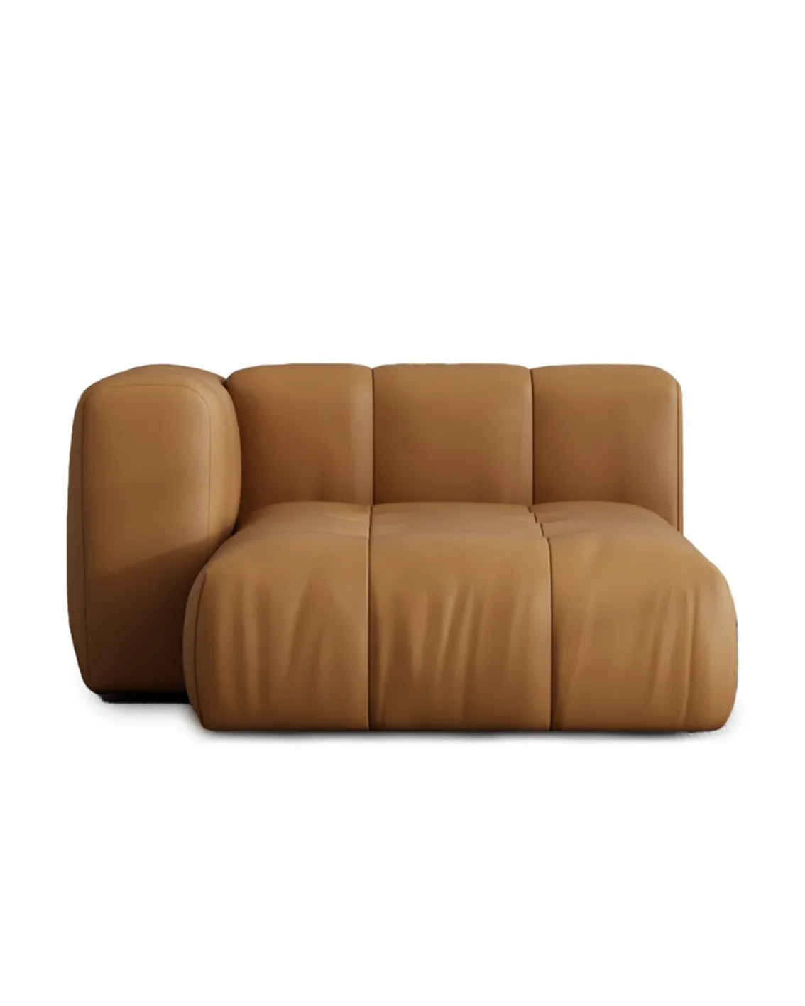 Layered Cecco Lounge Left Leather Brandy