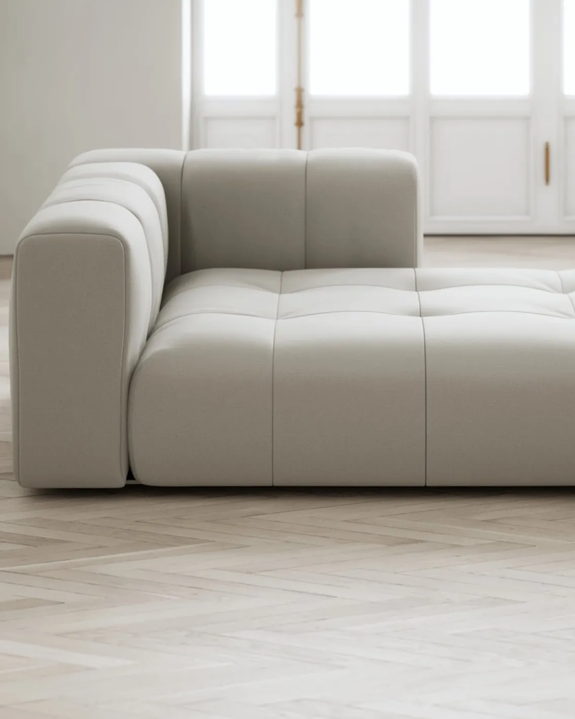 Layered Cecco Lounge Right Linen Look