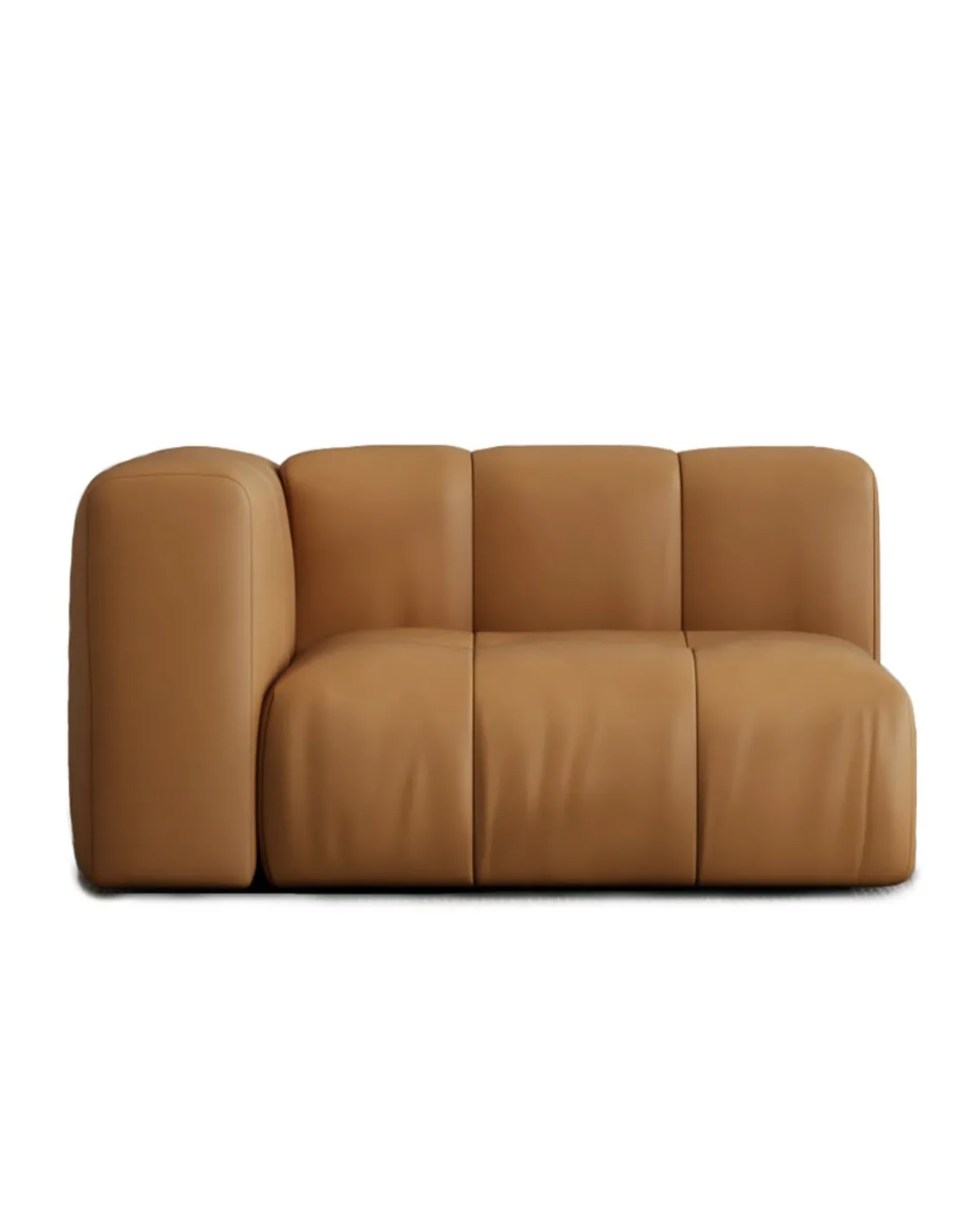 Layered Cecco Module Left Leather Brandy
