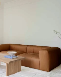 Layered Cecco Module Right Leather Brandy