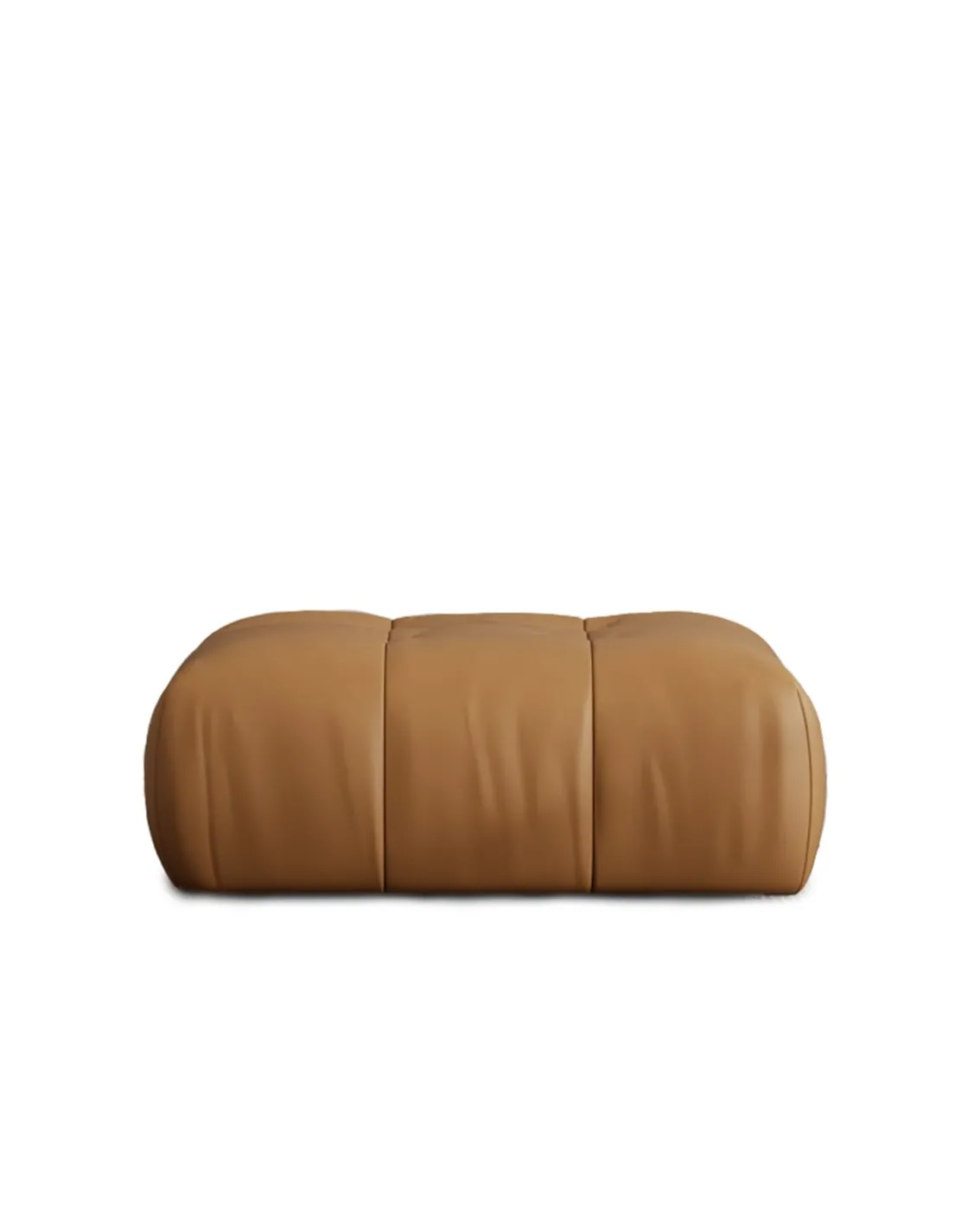 Layered Cecco Ottoman Leather Brandy