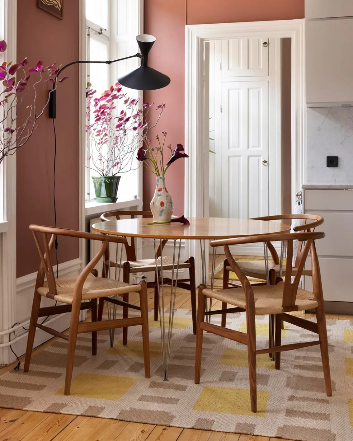 Layered Evelina Kroon Sunny Side Up Jute Rug
