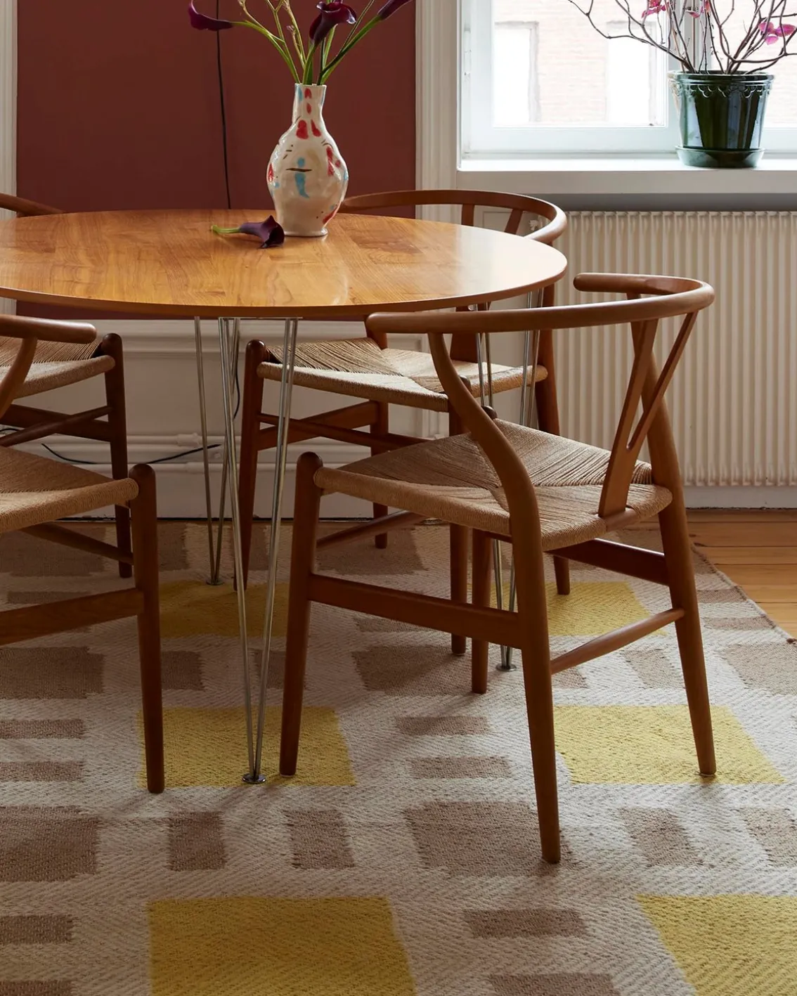 Layered Evelina Kroon Sunny Side Up Jute Rug