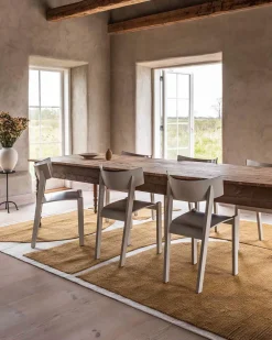 Layered Gotland Rauk Wool Rug Sunflower Yellow