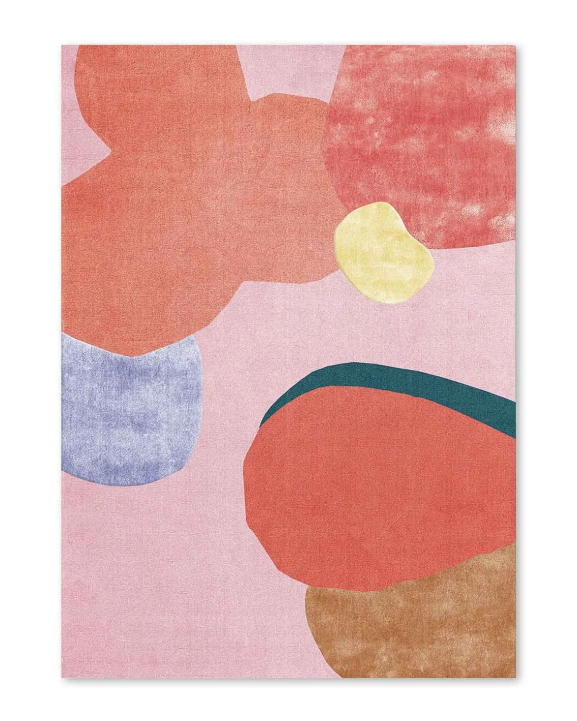 Layered Poppykalas Rug Flower Field