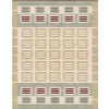 Layered Röllakan Hilma Wool Rug Primrose
