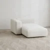 Layered Rosso Lounge Right Linen Look