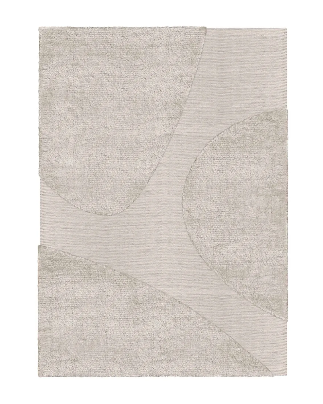 Layered Shaggy Plasma Punja Rug