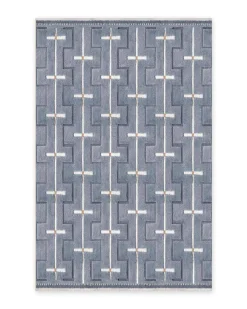 Layered Swedish Homage Johanna Rug Blue Sky