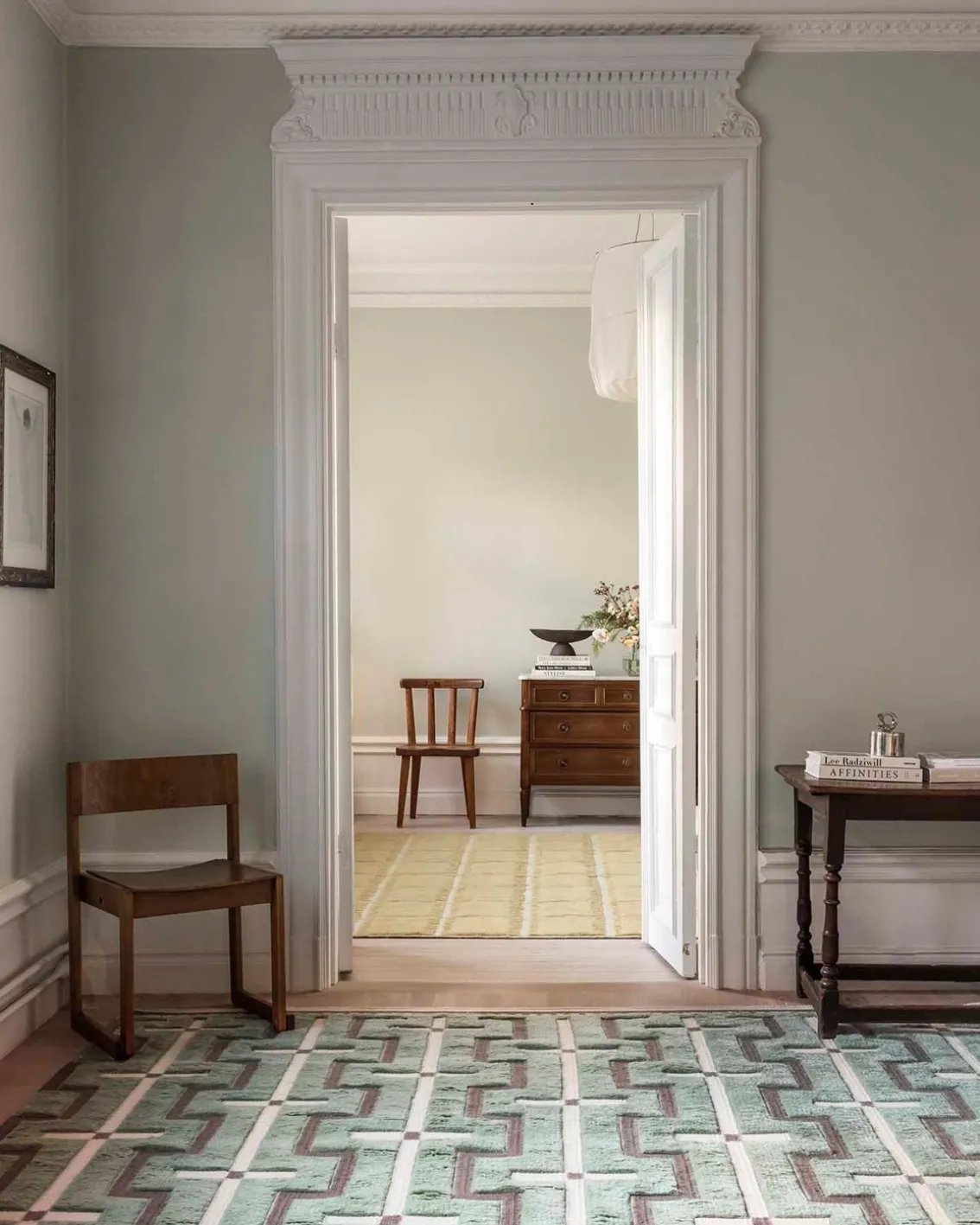 Layered Swedish Homage Johanna Rug Sage