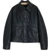 LEMAIRE Biker Blouson Black