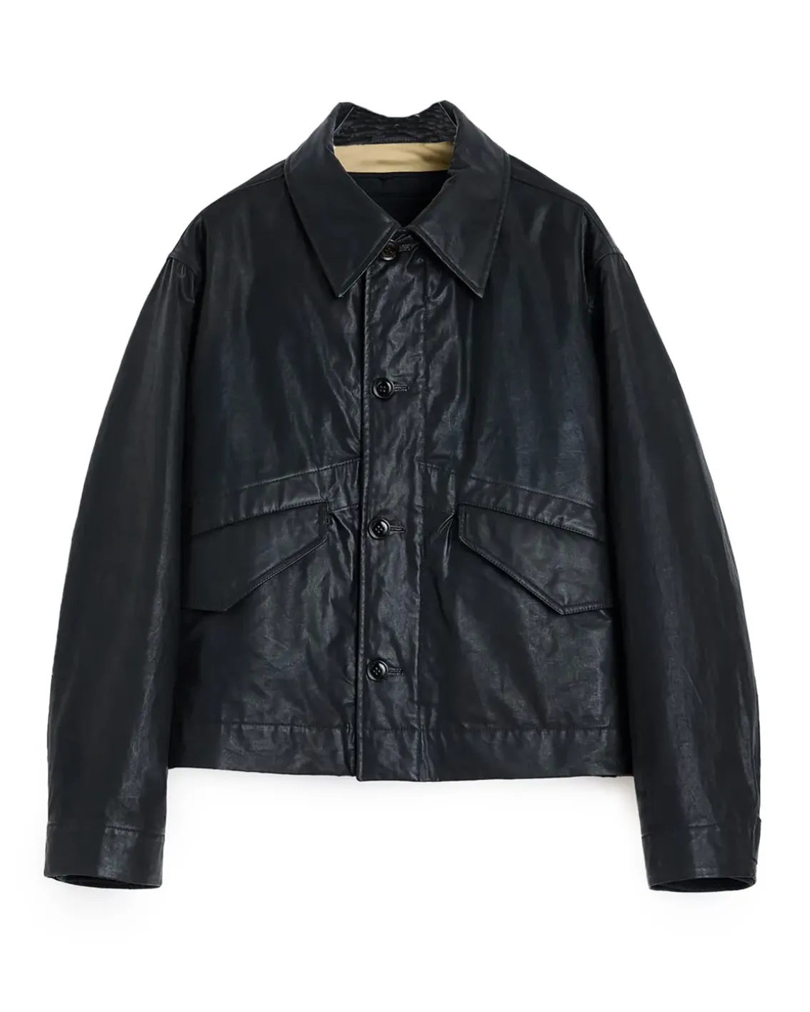 LEMAIRE Biker Blouson Black