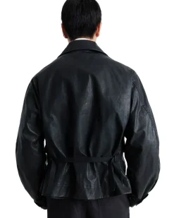 LEMAIRE Biker Blouson Black