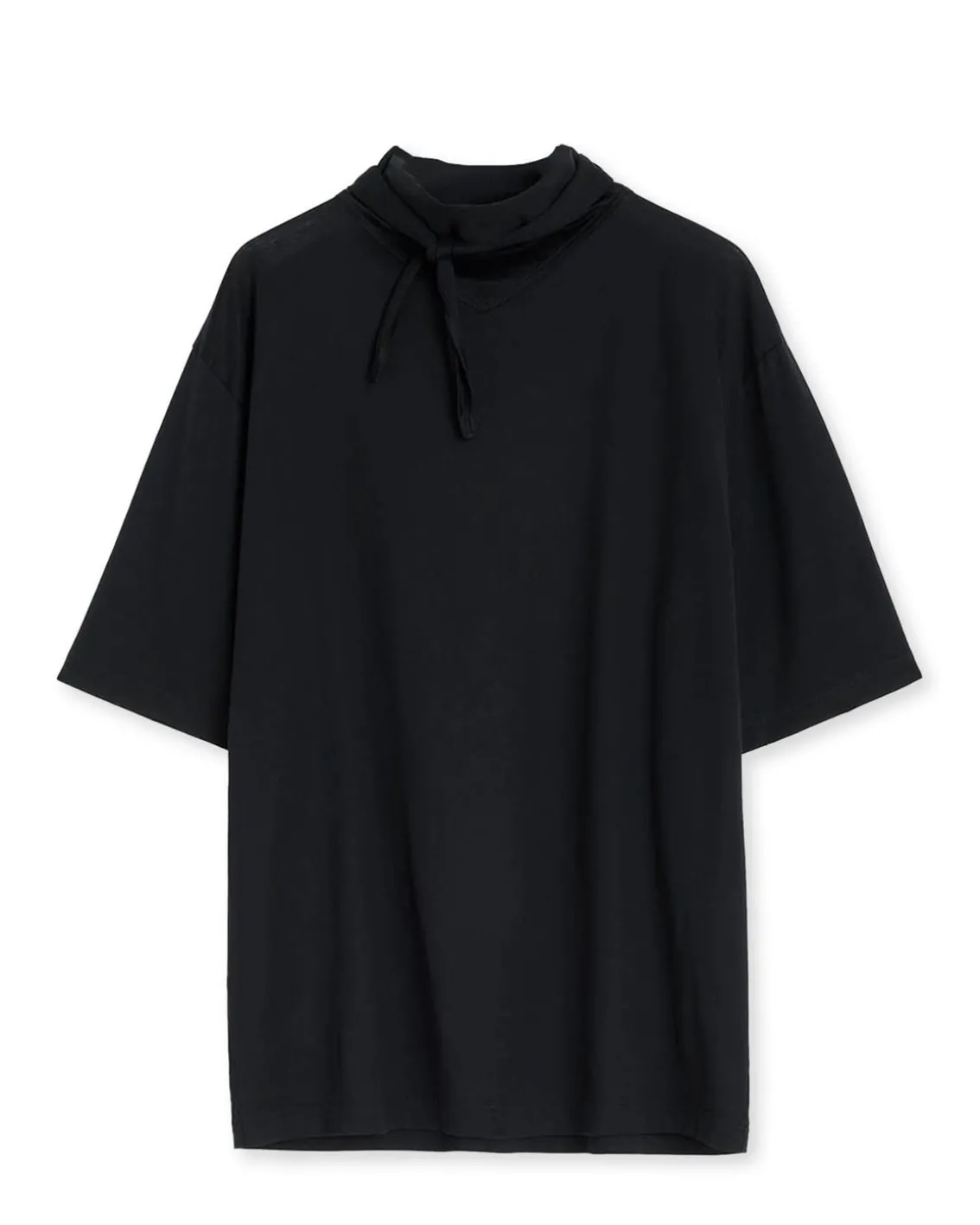 LEMAIRE Foulard T-Shirt Black