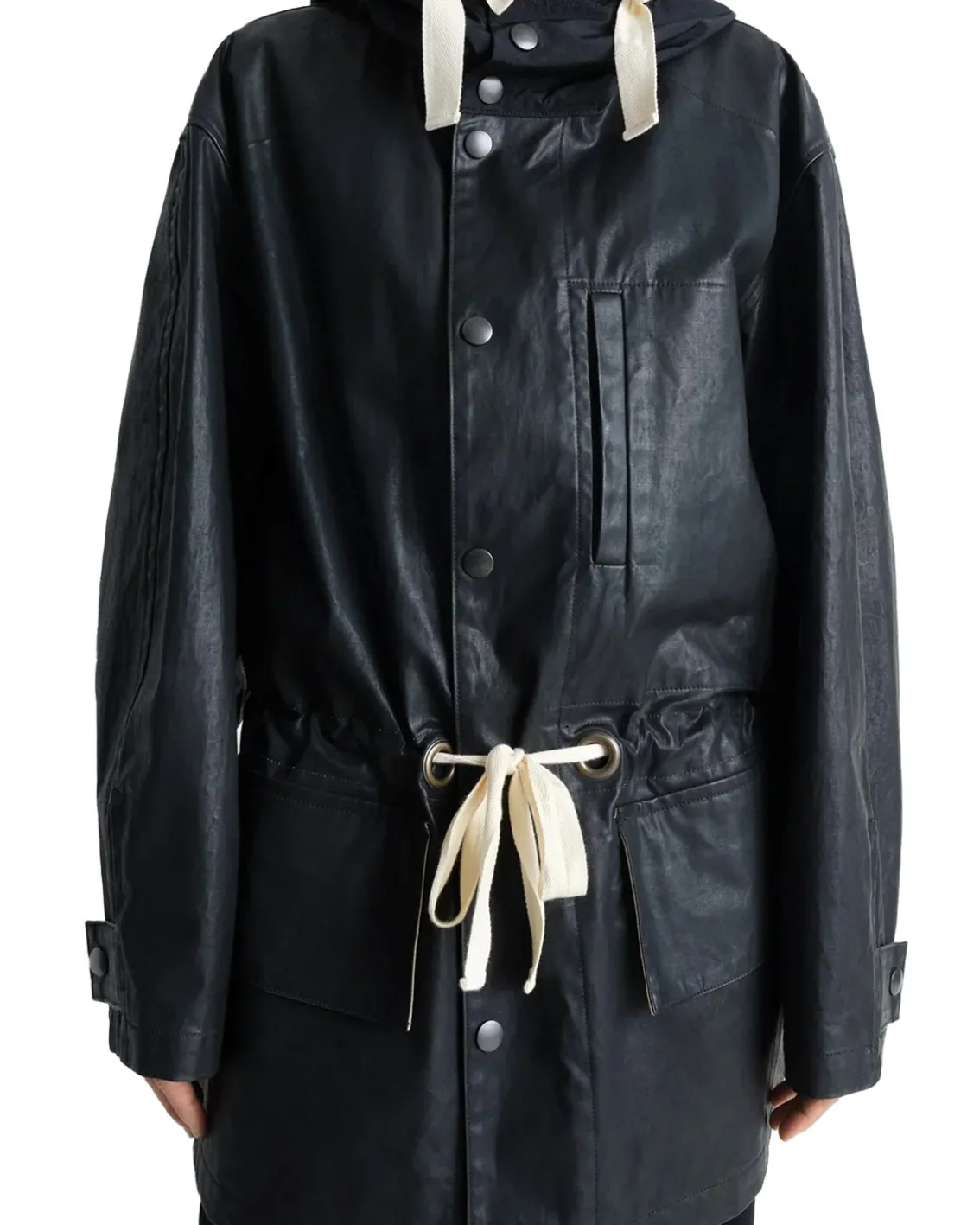 LEMAIRE Hooded Parka Black