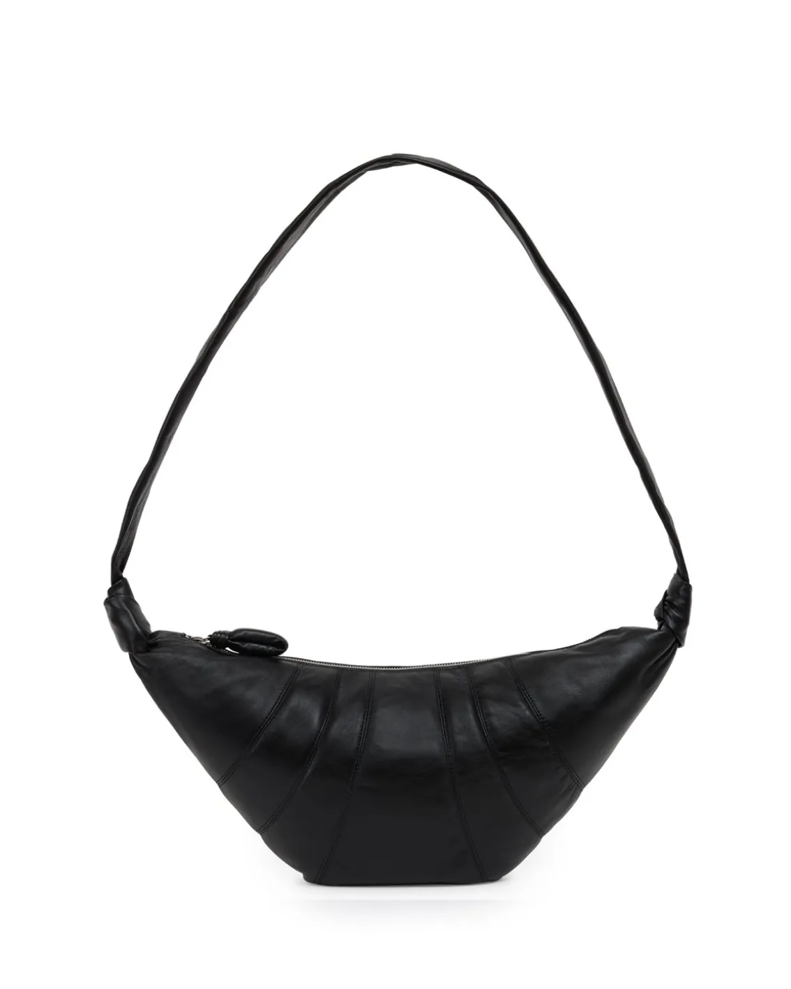 LEMAIRE Medium Croissant Bag Nappa Leather Black