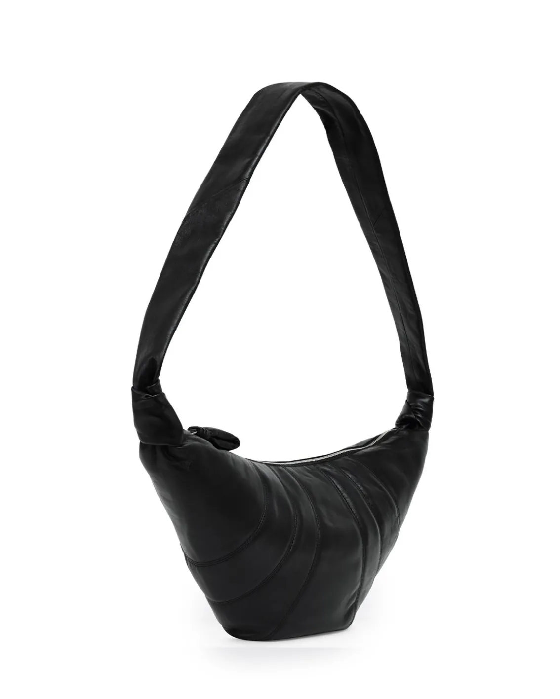 LEMAIRE Medium Croissant Bag Nappa Leather Black