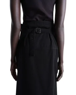 LEMAIRE Slit Skirt Black