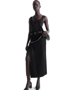 LEMAIRE Slit Skirt Black