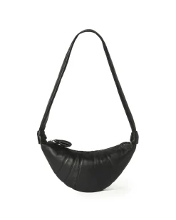 LEMAIRE Small Croissant Bag Nappa Leather Black