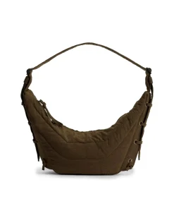 LEMAIRE Small Soft Game Bag Dark Tobacco