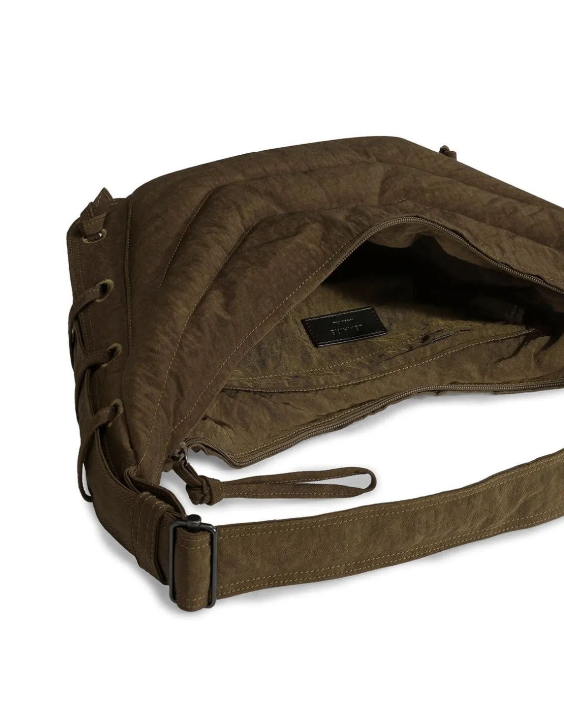 LEMAIRE Small Soft Game Bag Dark Tobacco