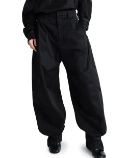 LEMAIRE Soft Volume Pants Black