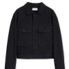 LEMAIRE Trucker Jacket Black