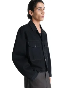 LEMAIRE Trucker Jacket Black