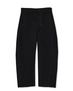 LEMAIRE Twisted Belted Pants Black