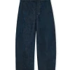 LEMAIRE Twisted Belted Pants Denim Indigo